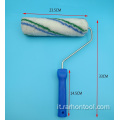 Manico in plastica spazzola per rullo di vernice in fibra sintetica